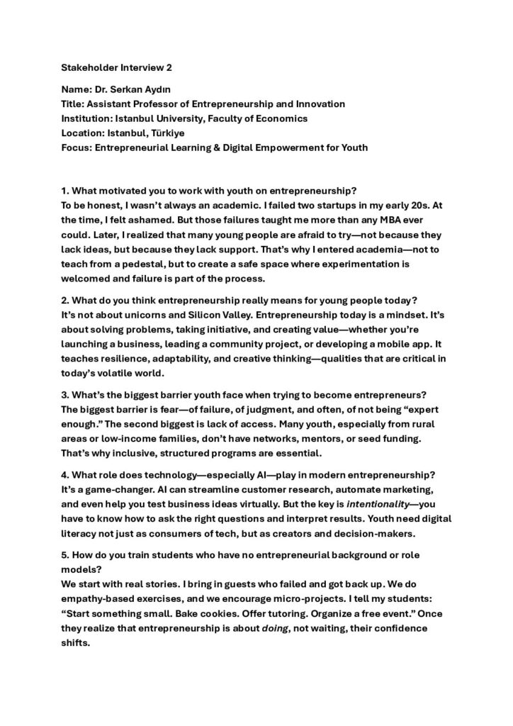 thumbnail of Stakeholder Interview 2